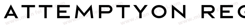 Attemptyon Regular字体转换